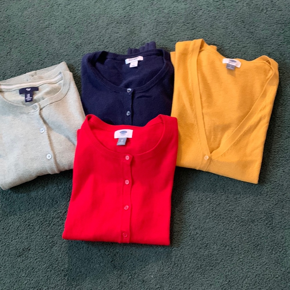 Colorful Cardigans Set of 4